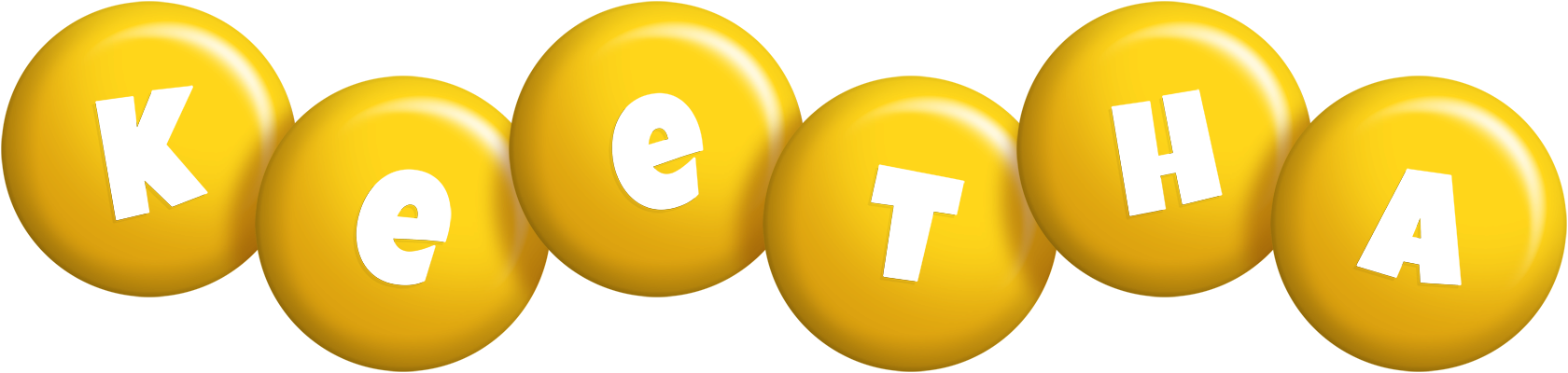 Keetha candy-yellow logo