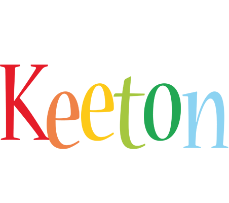 Keeton birthday logo