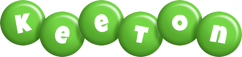 Keeton candy-green logo