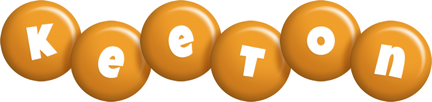 Keeton candy-orange logo