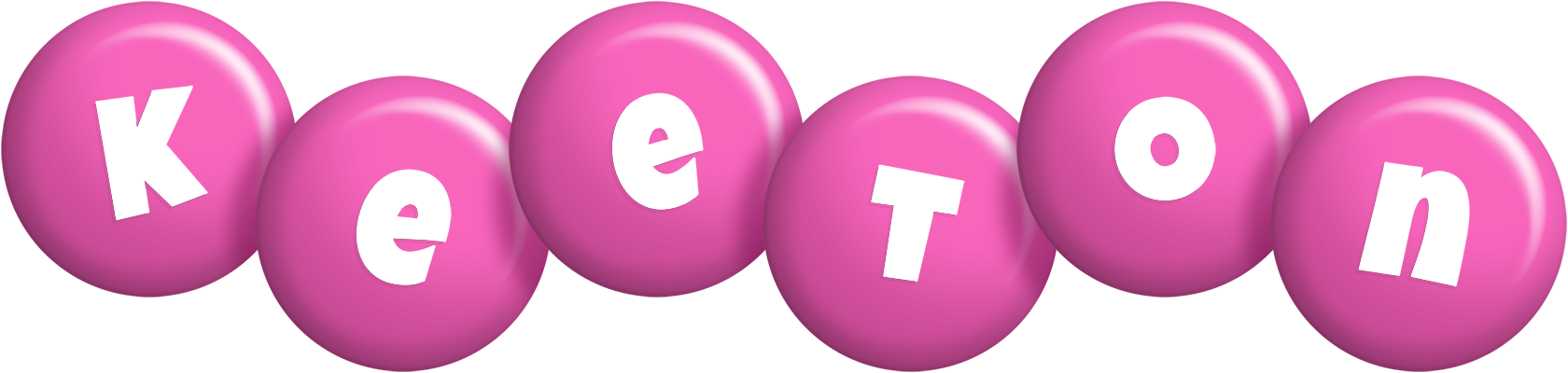 Keeton candy-pink logo