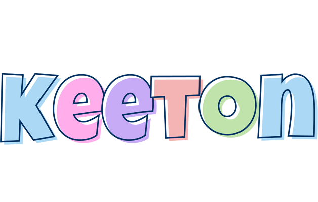 Keeton pastel logo