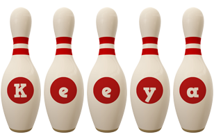 Keeya bowling-pin logo