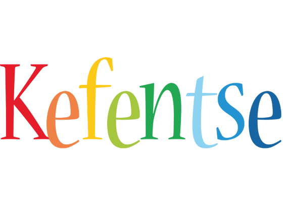 Kefentse birthday logo