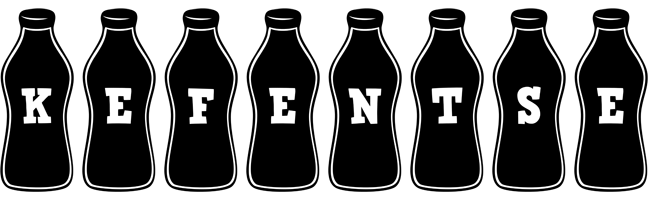 Kefentse bottle logo