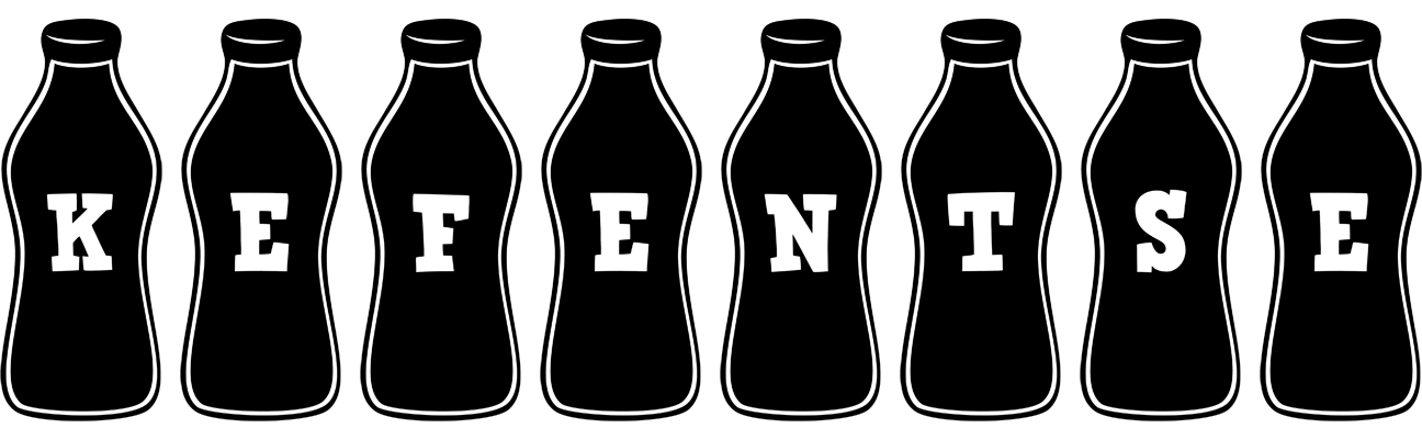 Kefentse bottle logo