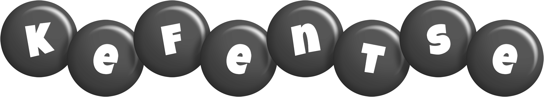 Kefentse candy-black logo