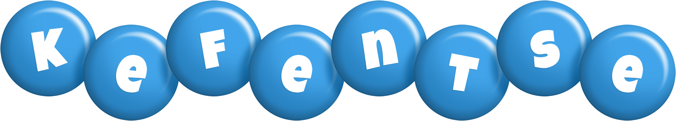 Kefentse candy-blue logo