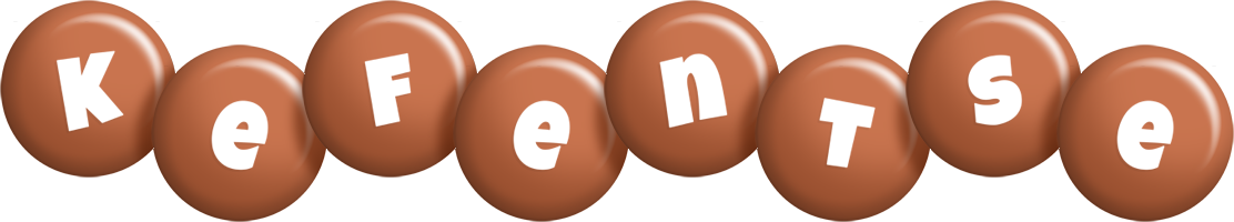 Kefentse candy-brown logo