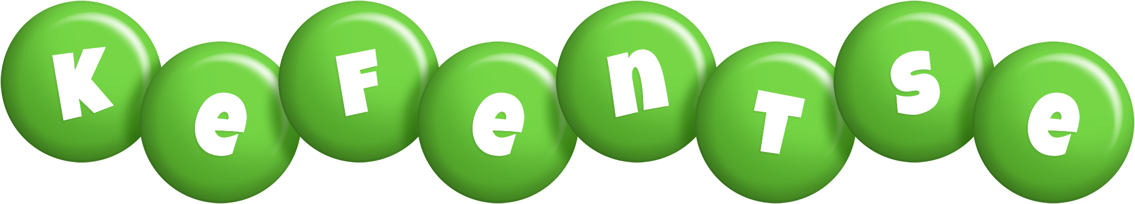 Kefentse candy-green logo