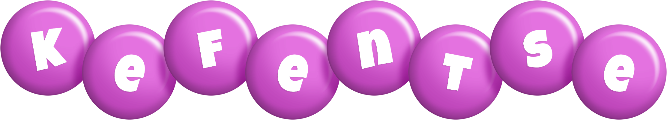 Kefentse candy-purple logo