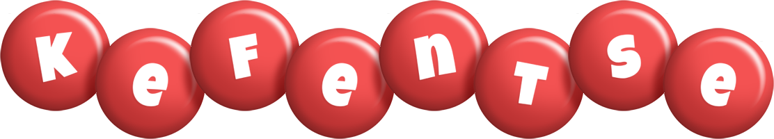 Kefentse candy-red logo