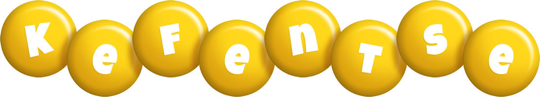 Kefentse candy-yellow logo