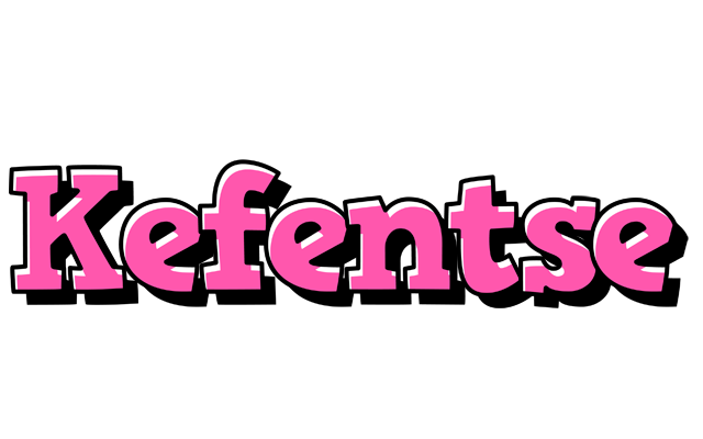 Kefentse girlish logo