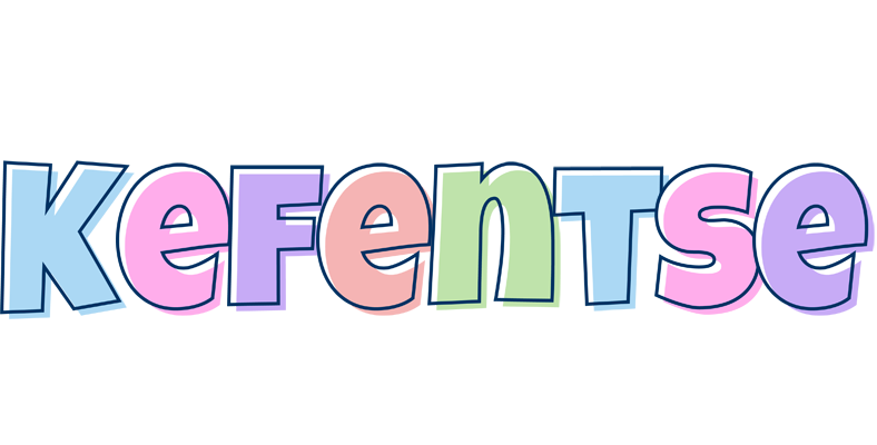 Kefentse pastel logo