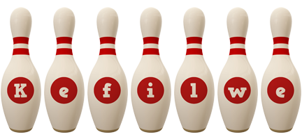 Kefilwe bowling-pin logo