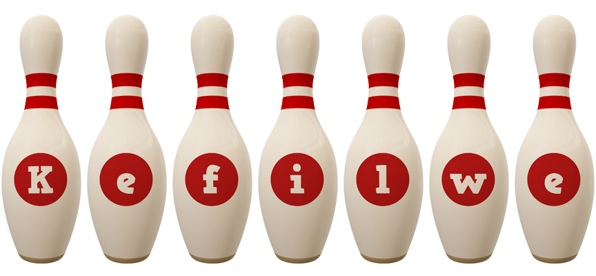 Kefilwe bowling-pin logo