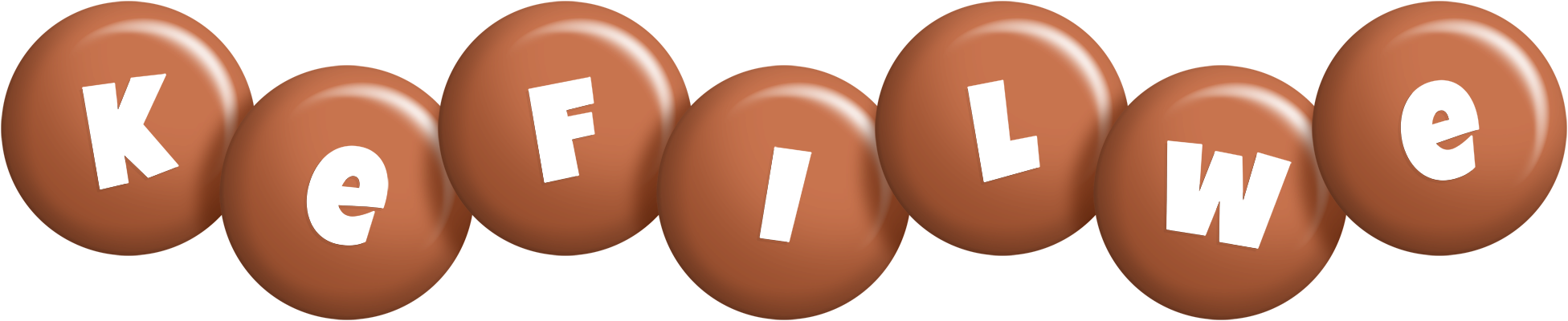 Kefilwe candy-brown logo