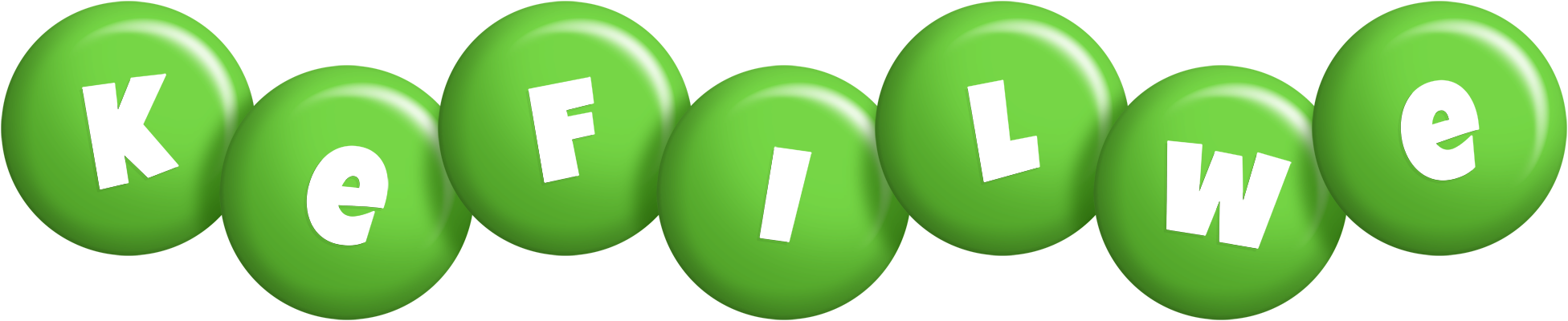 Kefilwe candy-green logo