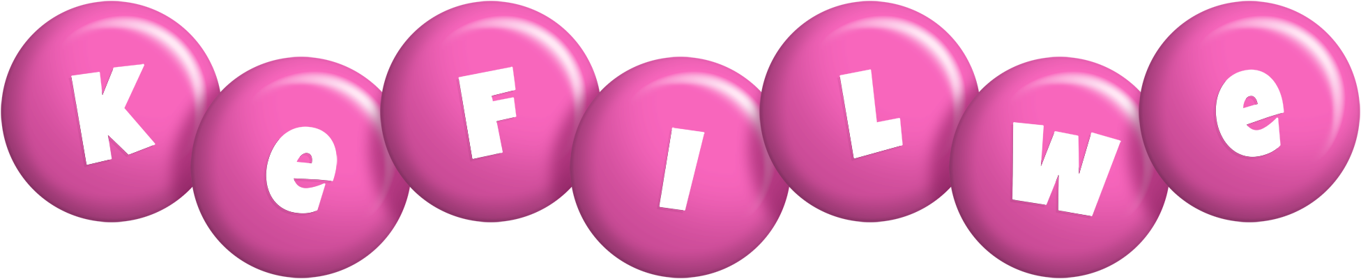 Kefilwe candy-pink logo