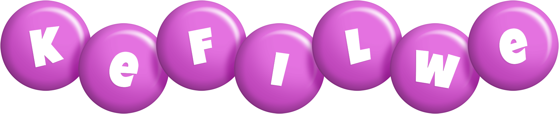 Kefilwe candy-purple logo
