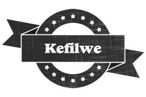 Kefilwe grunge logo