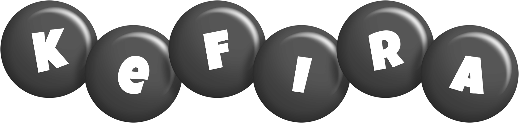 Kefira candy-black logo