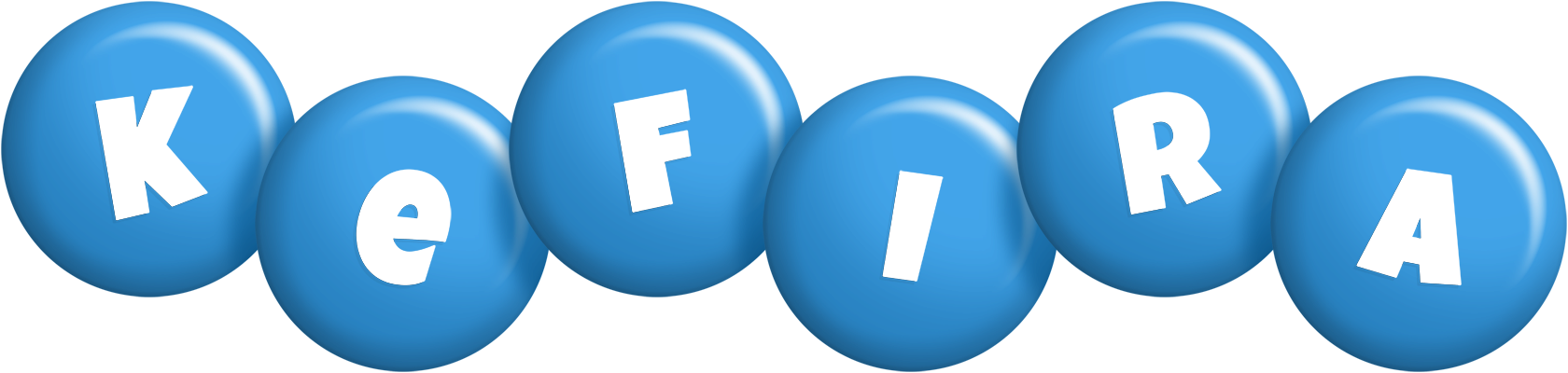 Kefira candy-blue logo