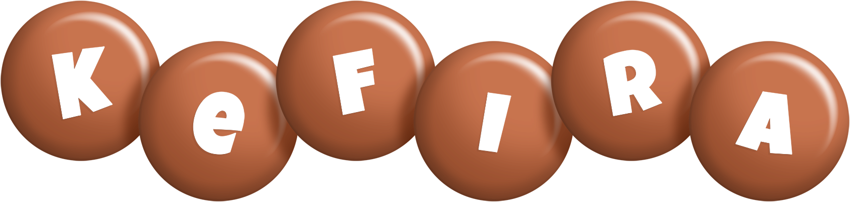 Kefira candy-brown logo