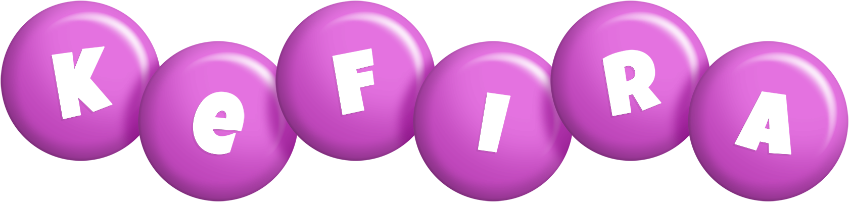 Kefira candy-purple logo