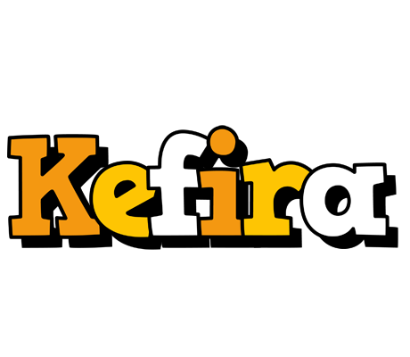 Kefira cartoon logo