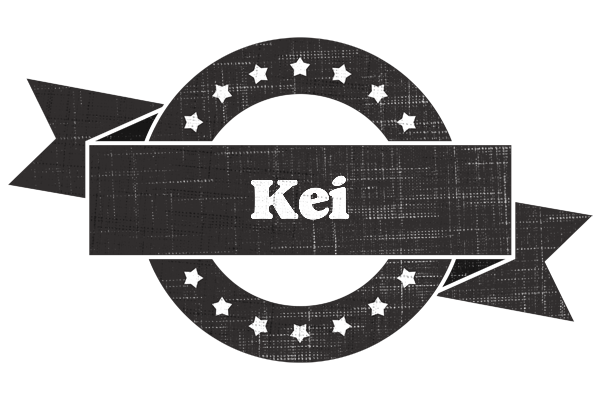 Kei grunge logo