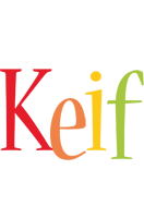 Keif birthday logo