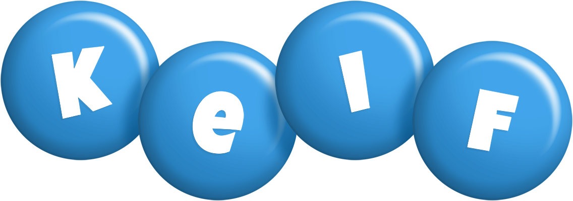 Keif candy-blue logo