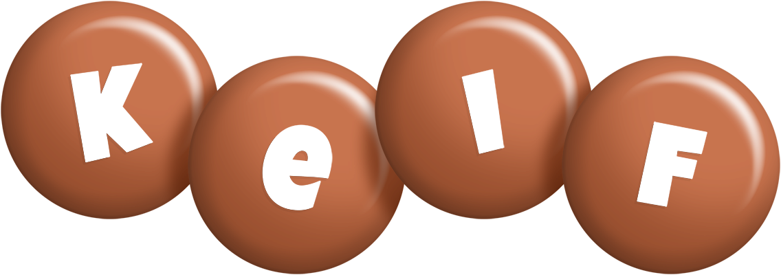 Keif candy-brown logo