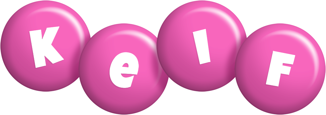 Keif candy-pink logo