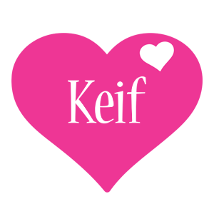 Keif love-heart logo