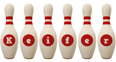 Keifer bowling-pin logo