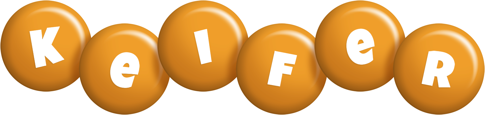 Keifer candy-orange logo