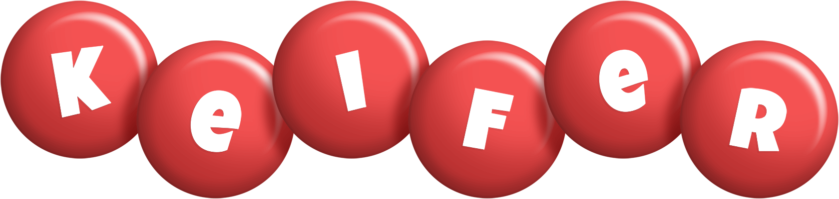 Keifer candy-red logo