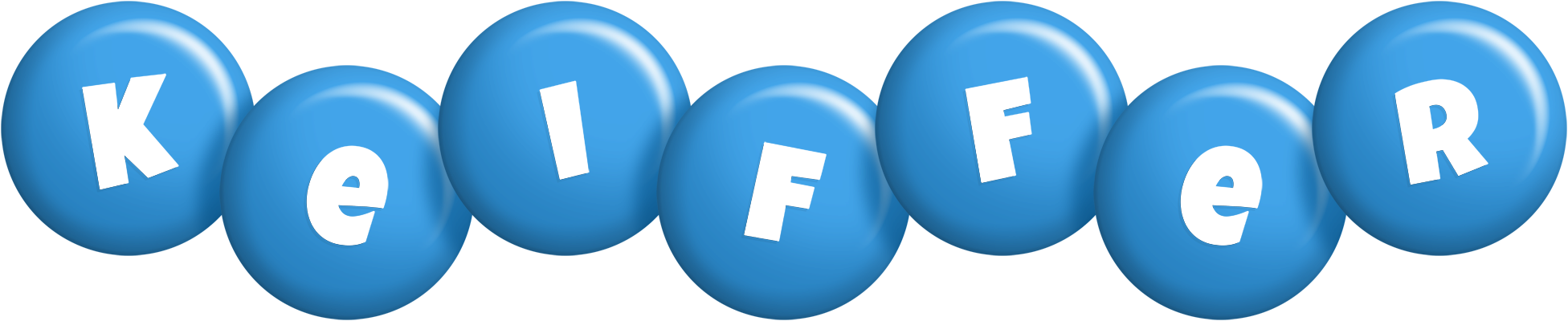 Keiffer candy-blue logo