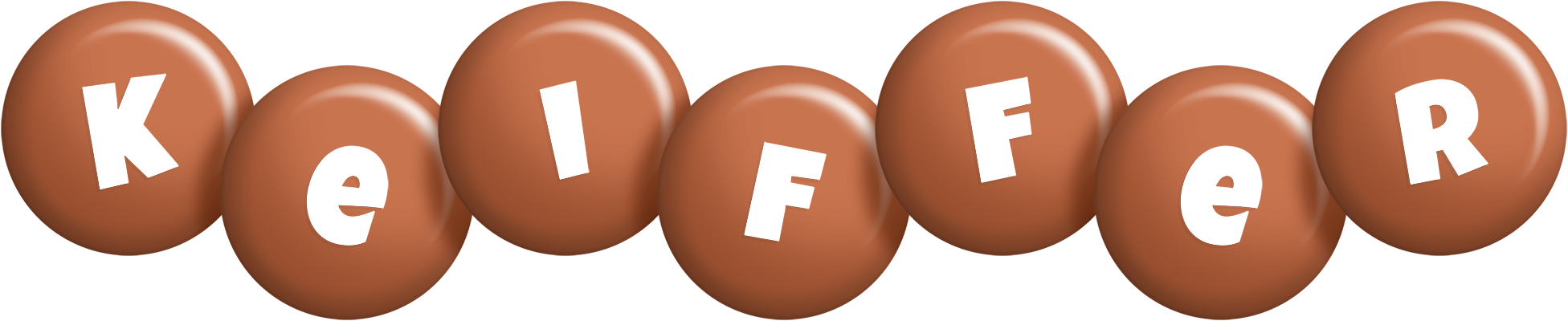 Keiffer candy-brown logo