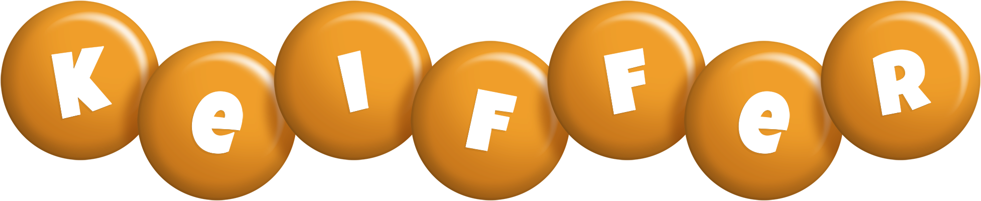 Keiffer candy-orange logo