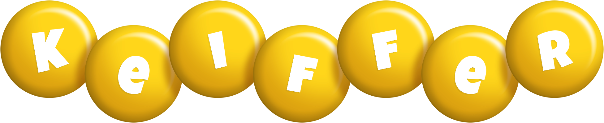 Keiffer candy-yellow logo