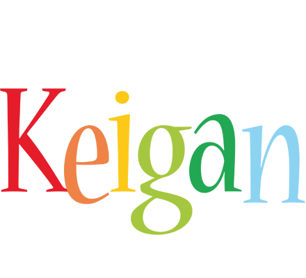 Keigan birthday logo