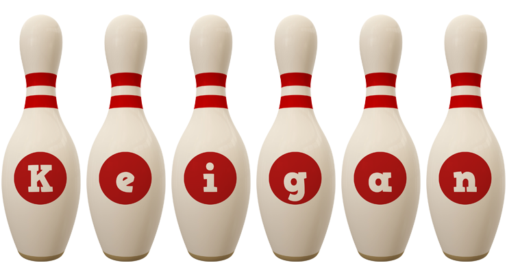 Keigan bowling-pin logo