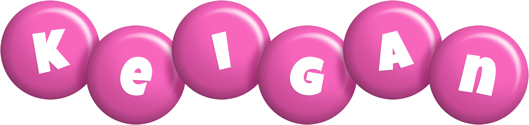 Keigan candy-pink logo