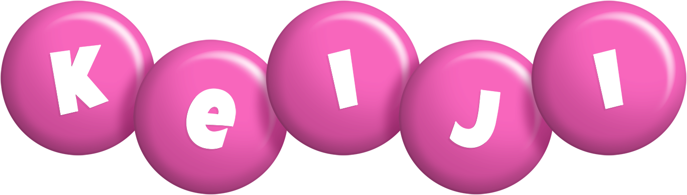 Keiji candy-pink logo