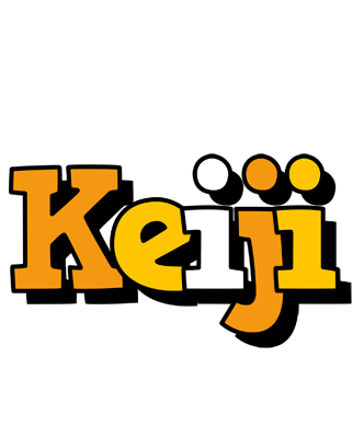 Keiji cartoon logo
