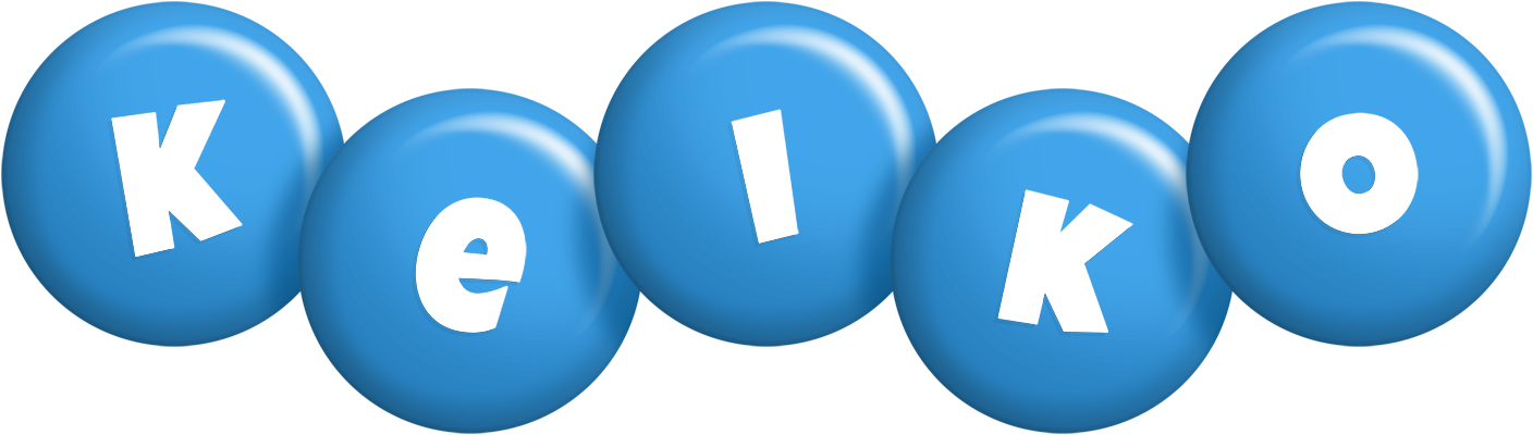 Keiko candy-blue logo